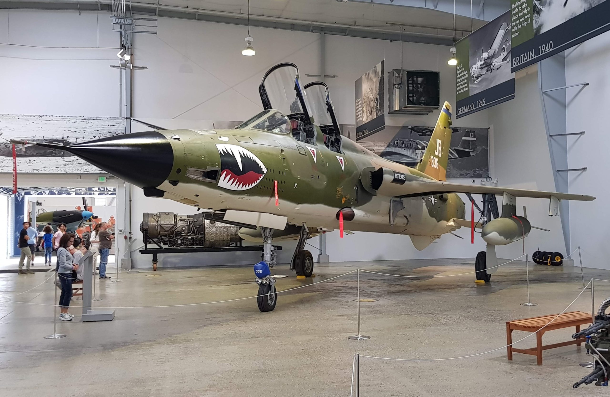 F-105 במוזיאון Flying Heritage & Combat Armor בסיאטל, אוגוסט 2019